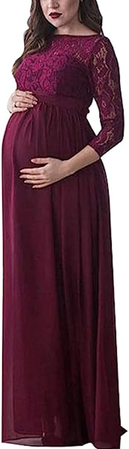 Umstandskleid Chiffon Für Fotoshooting - Elegantes Schwangerschaftskleid