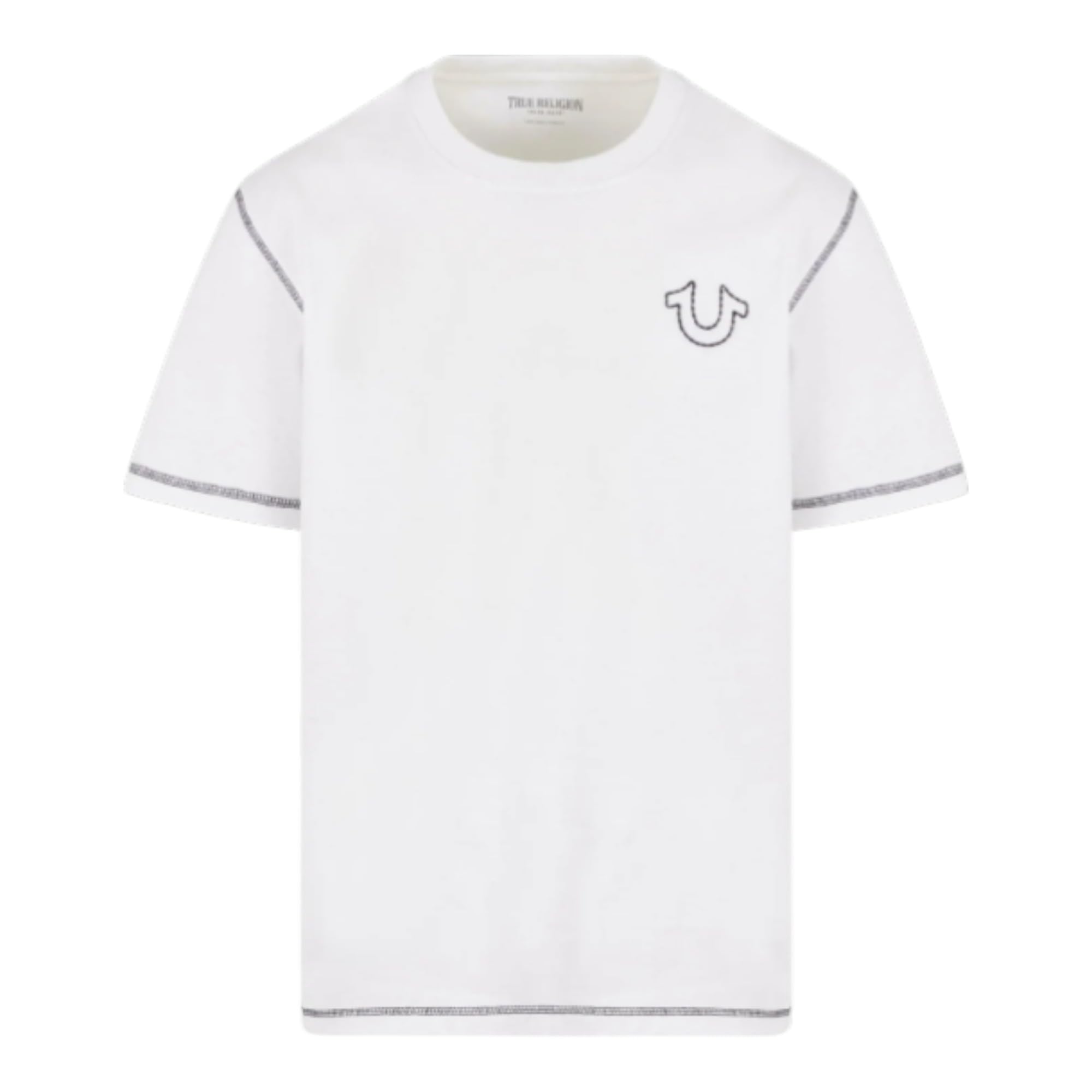 True Religion Mens T Horseshoe T-Shirt White S