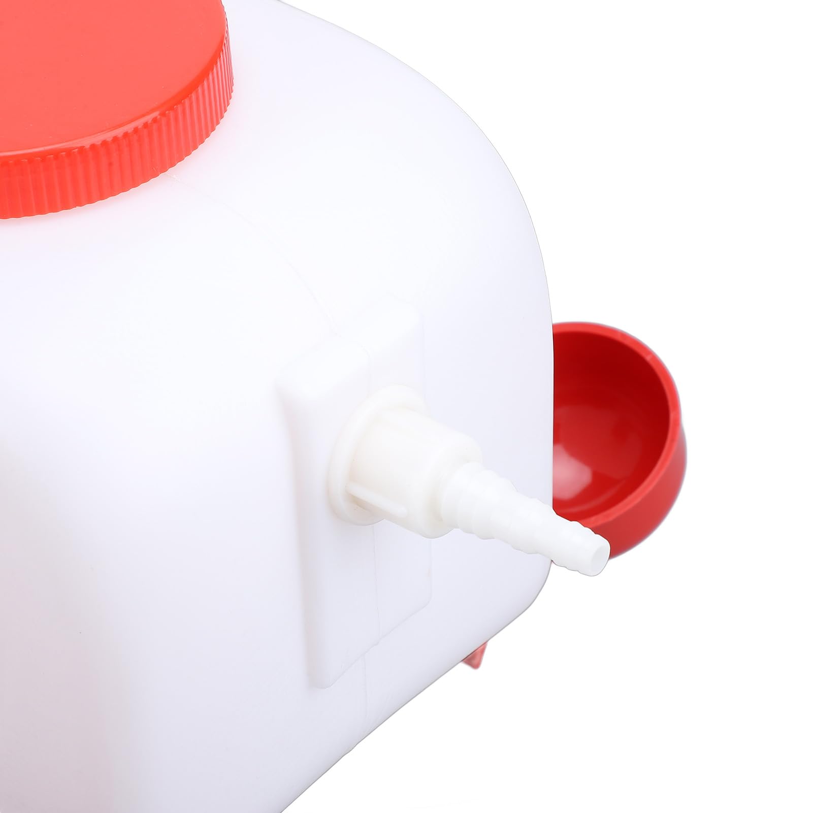 Alomejor Abbeveratoio per Polli Mangiatoia Automatica per Pollame da 10 Litri per Anatre, Oche, Fonte di Acqua Pulita (L)