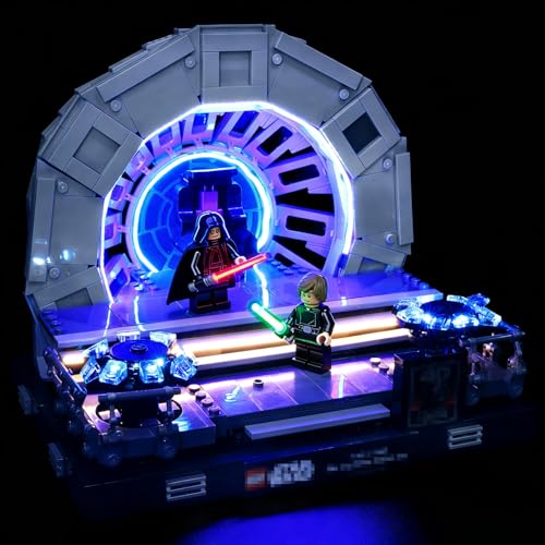 Led Lighting Kit Compatible with Lego 75352 Emperor's Throne Room Diorama, DIY Lighting for Lego 75352 Emperor's Throne Room Diorama Building Set (Model Not Included)