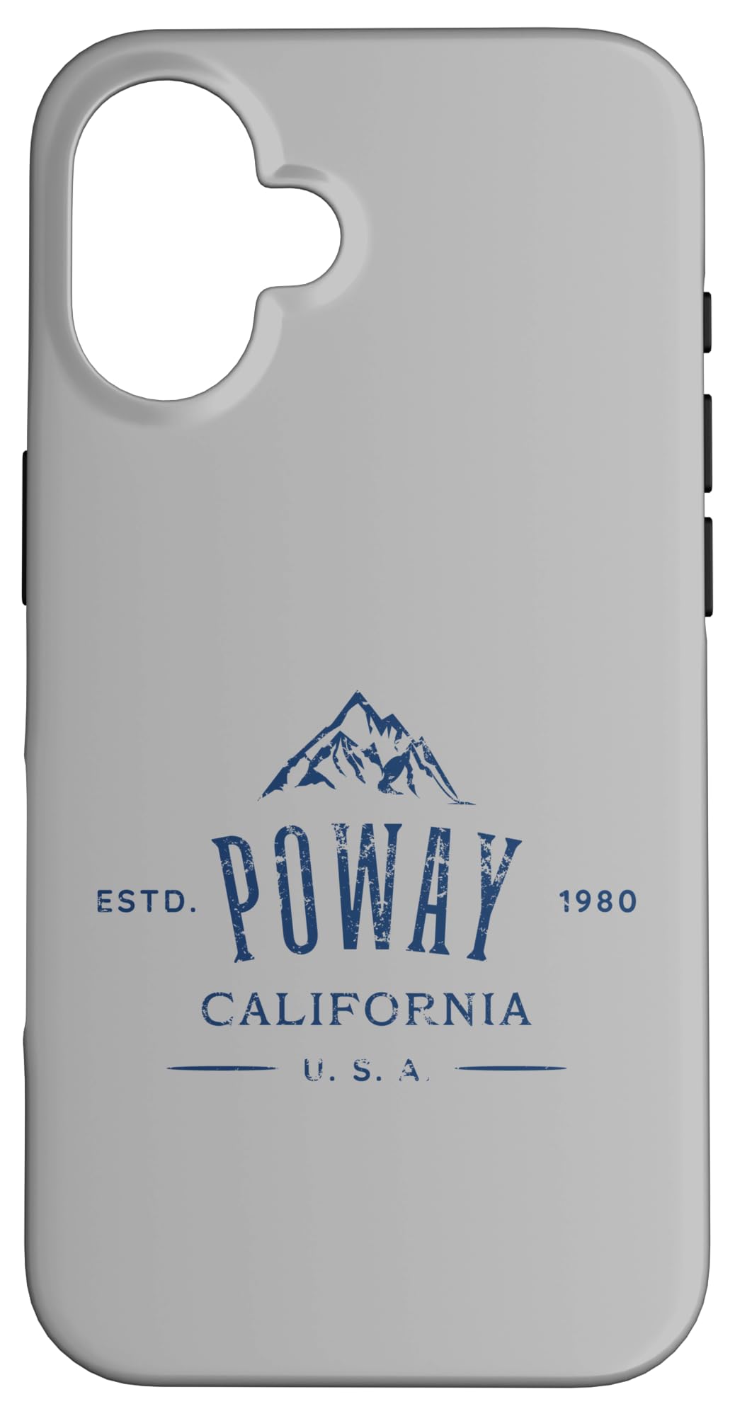 iPhone 16 Poway California USA Design Vintage Style Poway CA Souvenir Case