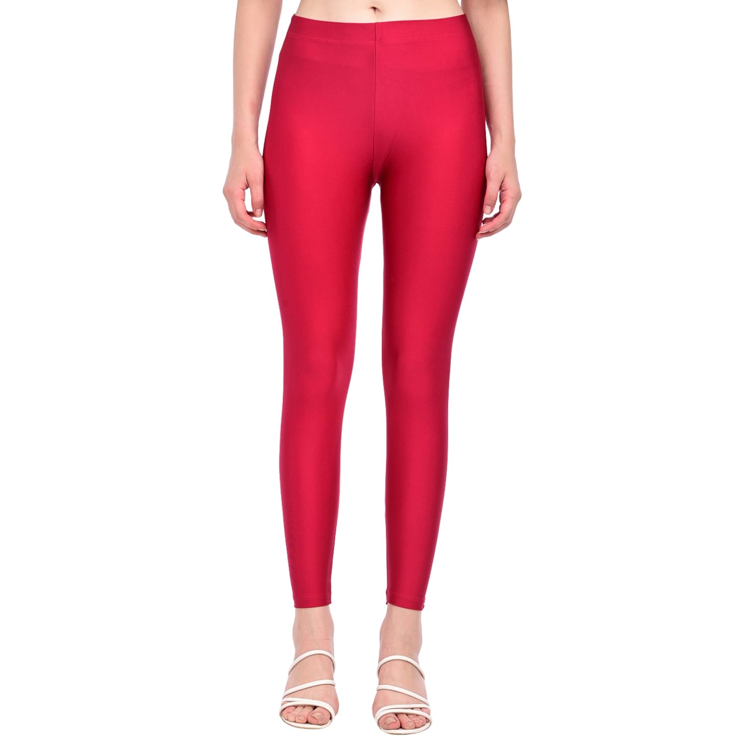 Shimmer Ankle Leggings for Women Stretch Casual-picture-16