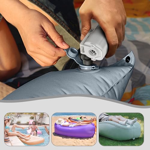 image for THE WEEKEND Portable Air Pump for Camping and Travel – Fast Inflate 