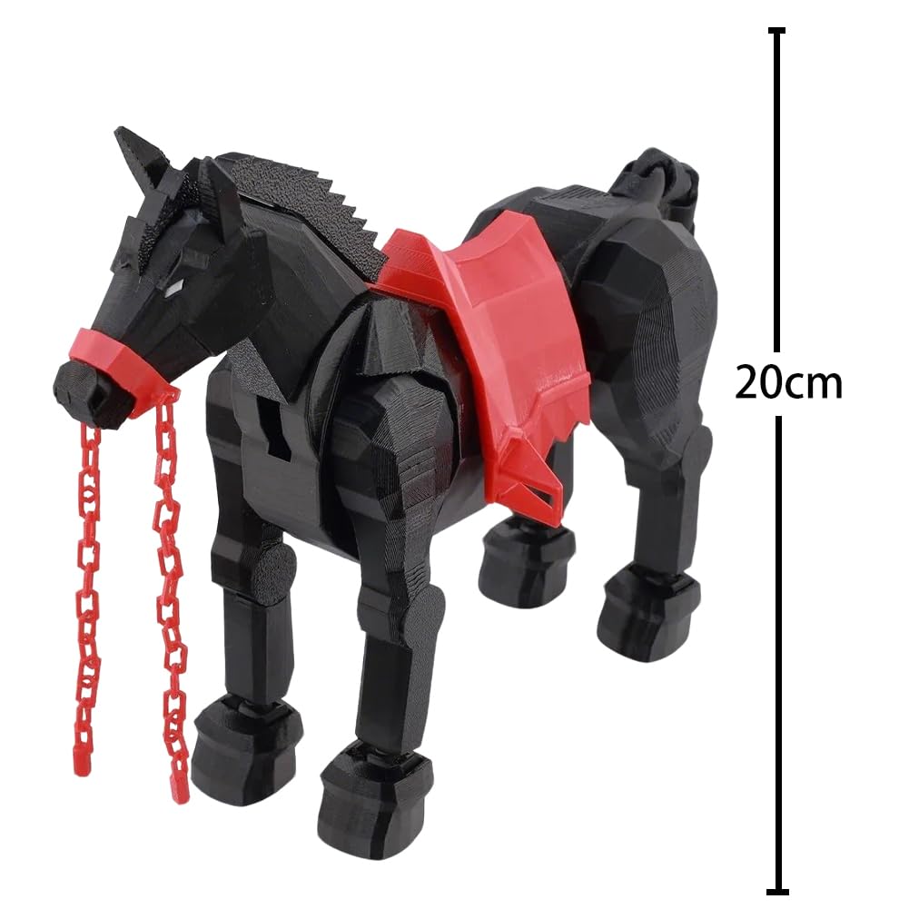 Zhongkaihua Rycerz Kawalerii Figurka 3D Drukowane Średniowieczny Styl W Pełni Przegubowy Model 14 CM Figurki Akcji Ozdoby Kolekcja Prezenty Dekoracyjne