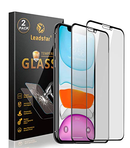 Leadstar compatible iPhone 11 and iPhone XR Privacy Screen Protector 6.1 Inch Premium 3D Touch Egde to Edge Coverage Tempered Glass Pack of 2?Case friendly?