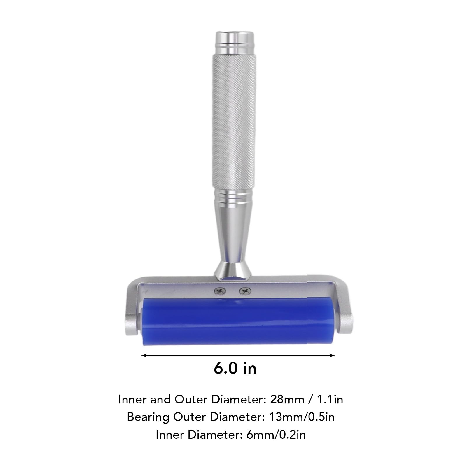 Duokon Limpiador de Rodillo Manual de Silicona, Removedor de Pelusa de Silicona de 45 Orillas, Rodillo de 28 Mm, Recolección de Polvo a Prueba de Herrumbre de Baja Dureza para Talleres de PCB LCD