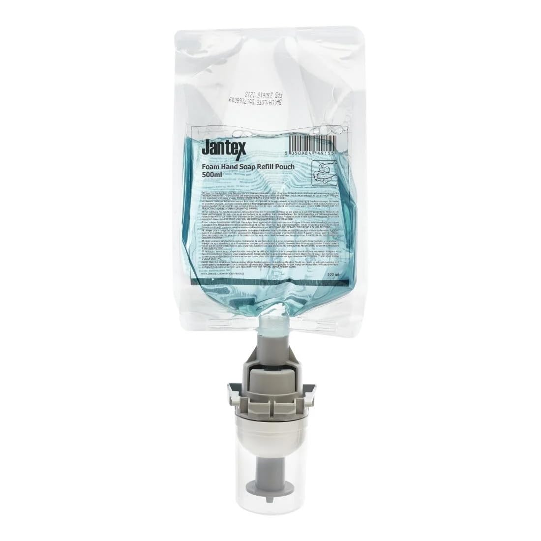Jantex Foam Hand Soap Refill Pouch, 500ml