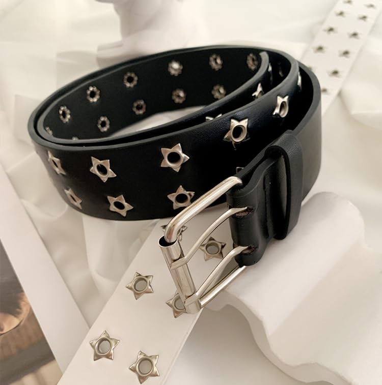YELLOOP Y2k Belt Stars Y2k Aesthetic Belts for Women Y2k Accessories for Women Cute Belts for Women2
