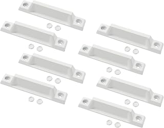 Bonsicoky Window Sash Lift, 8 Pack, White, 4 Inch