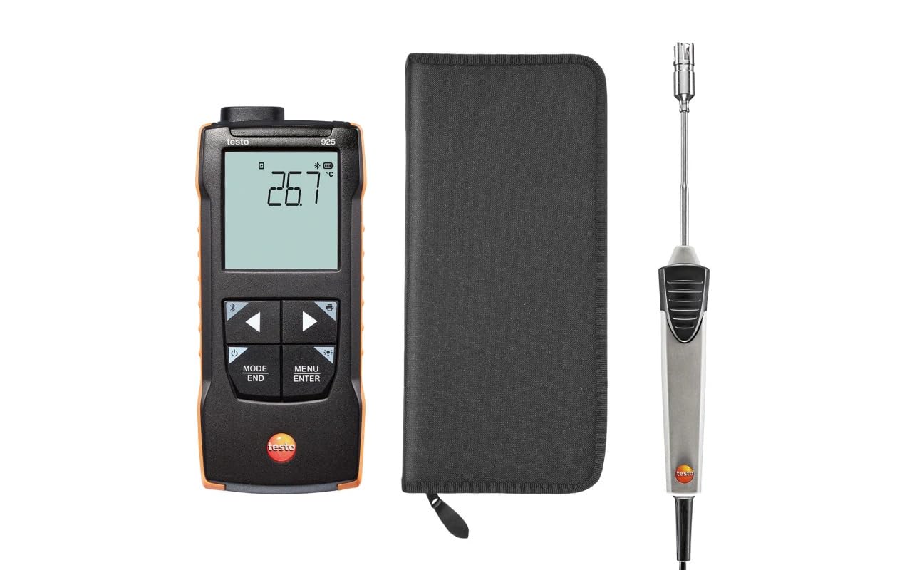 testo 925 Temperaturmessgerät; Set mit Oberflächenfühler; 8714 0059
