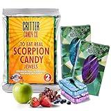 HotLix Scorpion Jewels Candy Exotic Snacks (2-Pack), Edible Scorpion Candy, Crystal Candy Packs, Edible Insects for Humans, Unique Snacks Exotic Food, Edible Bugs to Eat, Bug Candy, Weird Candy