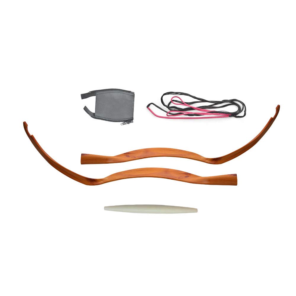 Takedown Arc Classique 20lbs Arc Long Traditionnel en Bois Chasse Adulte Débutant Tir Cible