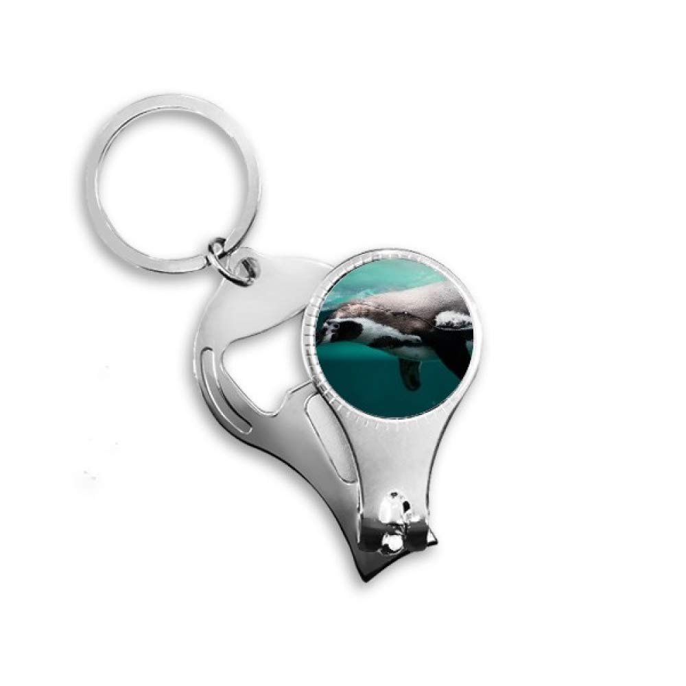 Clé à ongles pingouin Ocean bleu profond coupe-ongles design