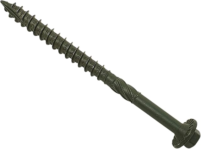 Spectre Timber Fixing Screws | 6.3 x 100mm | Ruspert, Green | Box 50
