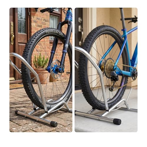 Béquille de vélo de sol support VTT 29 pouces pneu large 10.5 cm - 2