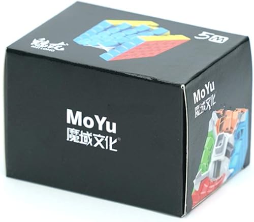 Miniatura 4 de CuberSpeed MFJS MEILONG - Cubo magnético de velocidad de 5 x 5 M, sin calcomanías, 150 piezas, rango de edad: niño, nivel de habilidad para