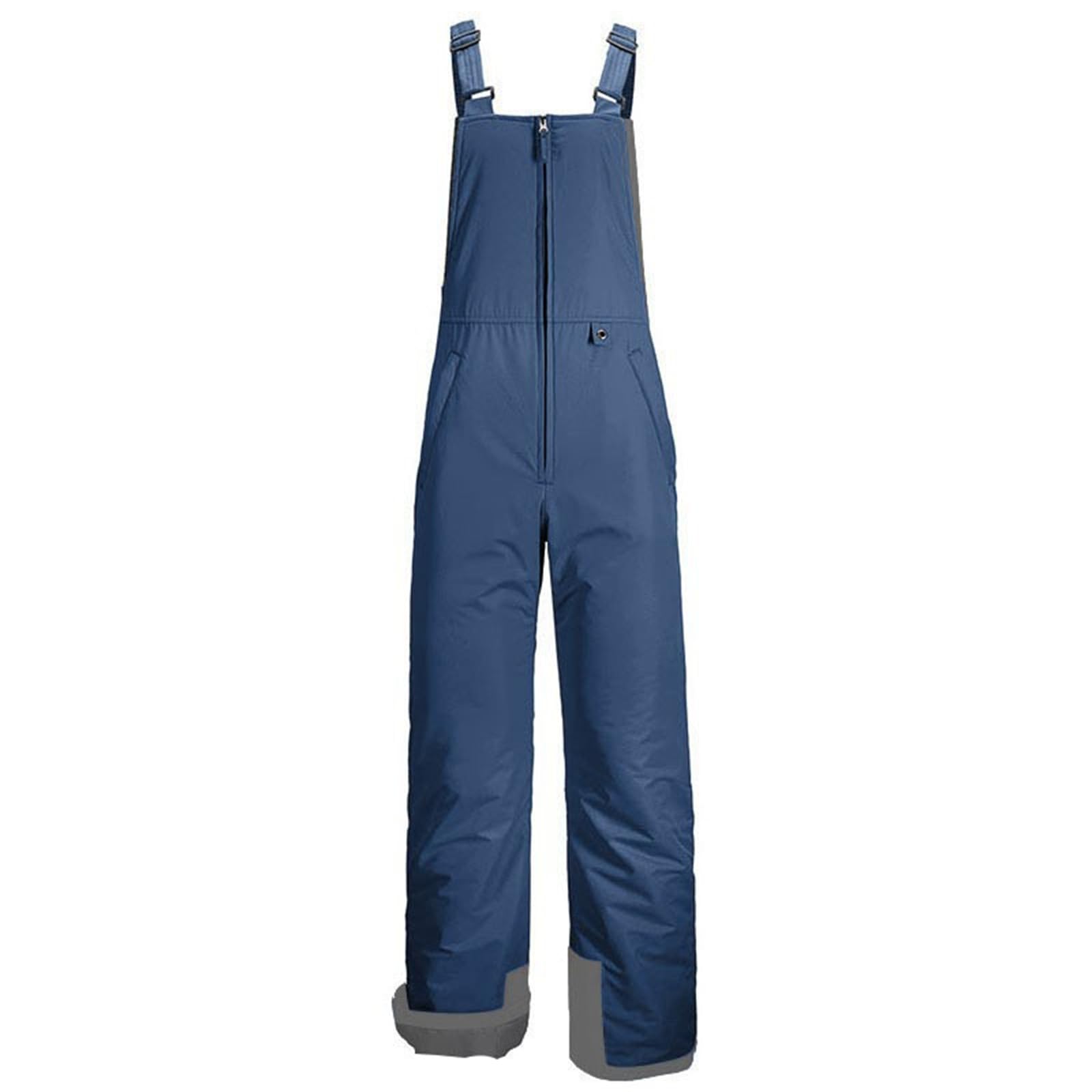 Generisch Zimowe, ciepłe, wiatroszczelne spodnie sportowe na snowboardzie, zimowe spodnie sportowe, wiatroszczelne, ciepłe spodnie narciarskie/kombinezon (5XL, granatowe)