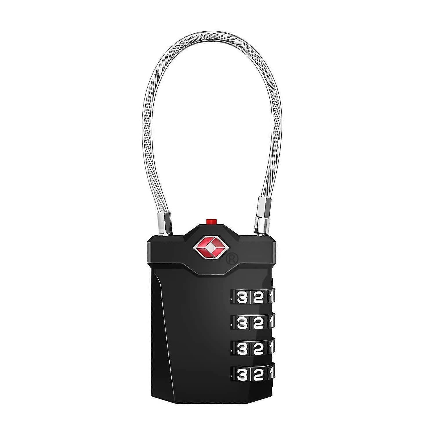 Joyhappst Image Color Luggage Lock, 4-Digits, Suitcase Combination Lock, Numerical Code With Opening Alarm Display.
