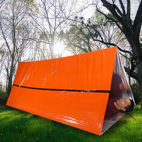 2 Pack Carpa de Emergencia para Camping y Senderismo miniatura 4