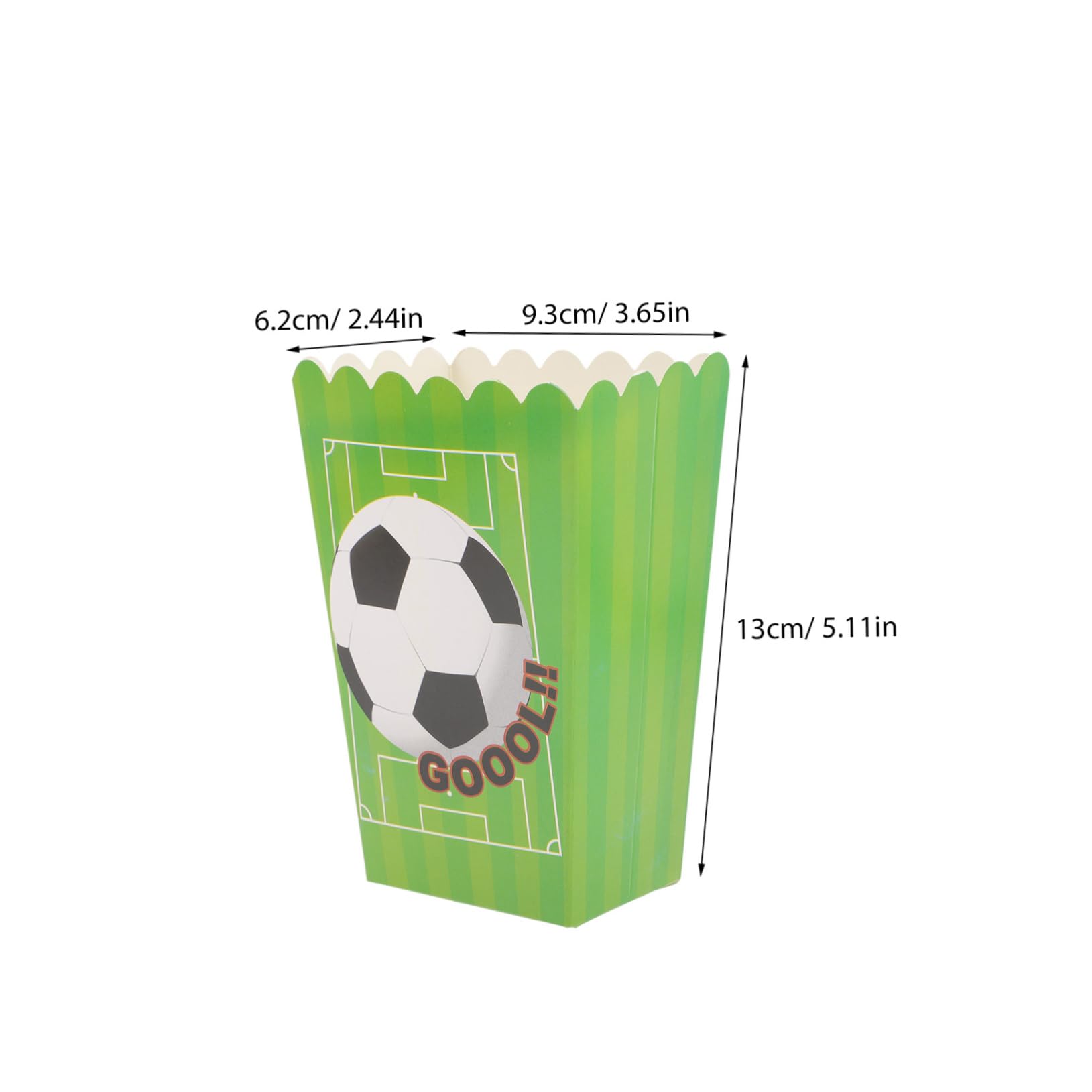 PRETYZOOM 30pcs Pink Football Popcorn Boxes Movie Night Party Supplies Snack Containers