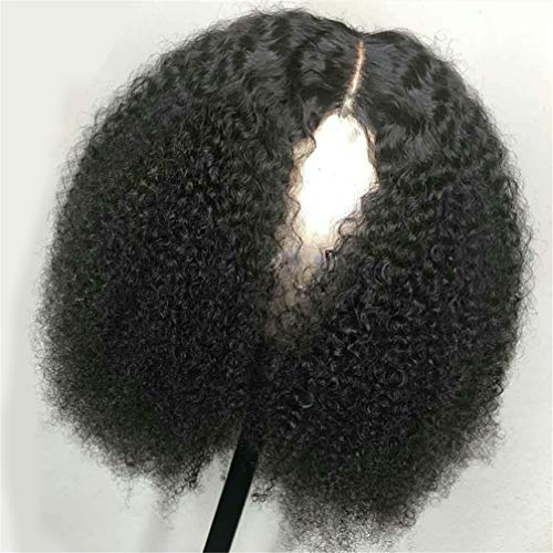 Perruque sans colle pour femme résout les irritations dentelle frontale courte et frisée 150% - 2