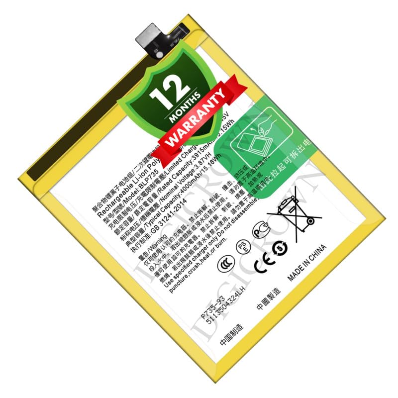 Image of Original BLP735 Battery Compatible for Oppo Reno 2 (CPH1907) (4000mAh) - 1 Year Warranty DF7