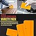 TINSKY Body Filler Spreaders, 15PCS 4, 5, & 6 Inch Automotive Body Fillers Hard Plastic Spreaders Auto Body Spreader for Applying Fillers, Putties, Glazes or Caulking Agents Car Body Maintenance