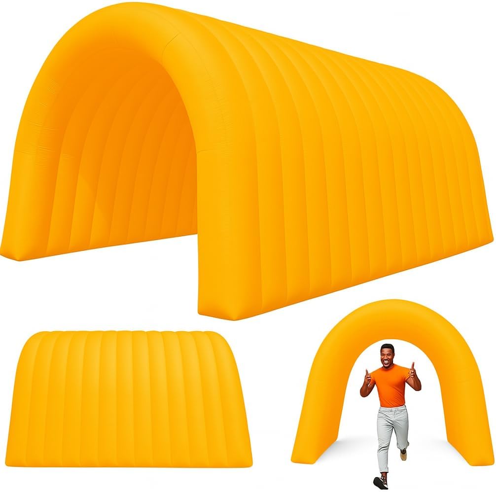 23x10x10FT Quick Setup Inflatable Tunnel Arch - for Sports Games, Trade Shows & Promotions (Blower Included)