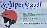Helm; Schlitten; Schnee AlpenGaudi Kinder Helm, Rot, 54-60 cm
