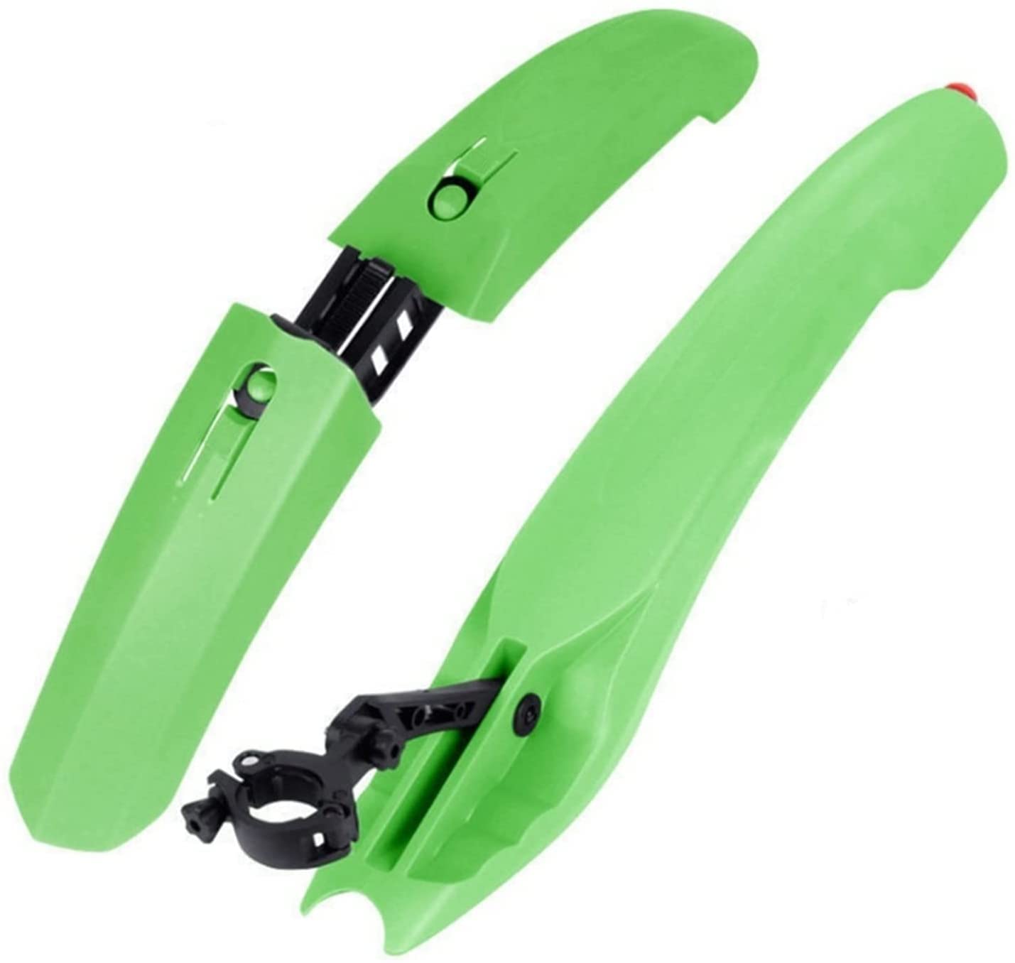 Guardabarros para bicicleta portátil juego ajustable delantero trasero extra largo