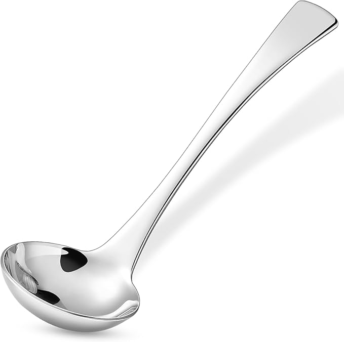 Keawell Austin Gravy Ladle, 18/10 Stainless Steel, Silver