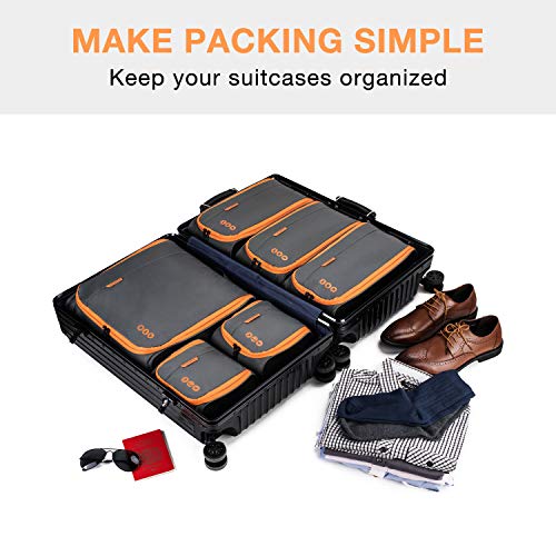 Packing Cubes For Suitcases, Bagsmart 6 Set Packing Cubes For Travel Accessories, Lightweight Luggage Suitcase Organizer Bags Set, Keep Shape Travel Cubes For Packing #TOP2