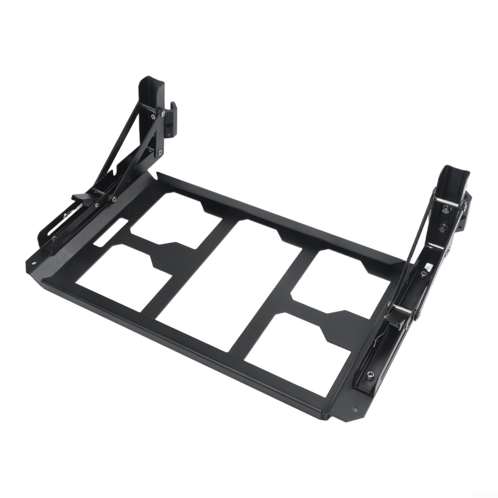 Soporte plegable de metal de 40 kg para maletín de herramientas, placa de expansión plegable de acero de aluminio, montaje universal para