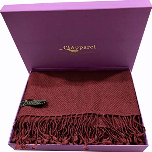 CJ Apparel 100% Cashmere Shawl Seconds Pashmina Scarf Wrap Stole Hand Made in Nepal New4