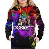 Womens Lucas and Marcus Dobre Brothers Merch Hoodie Sweatshirt for Women Clothes Long Sleeve Black L...