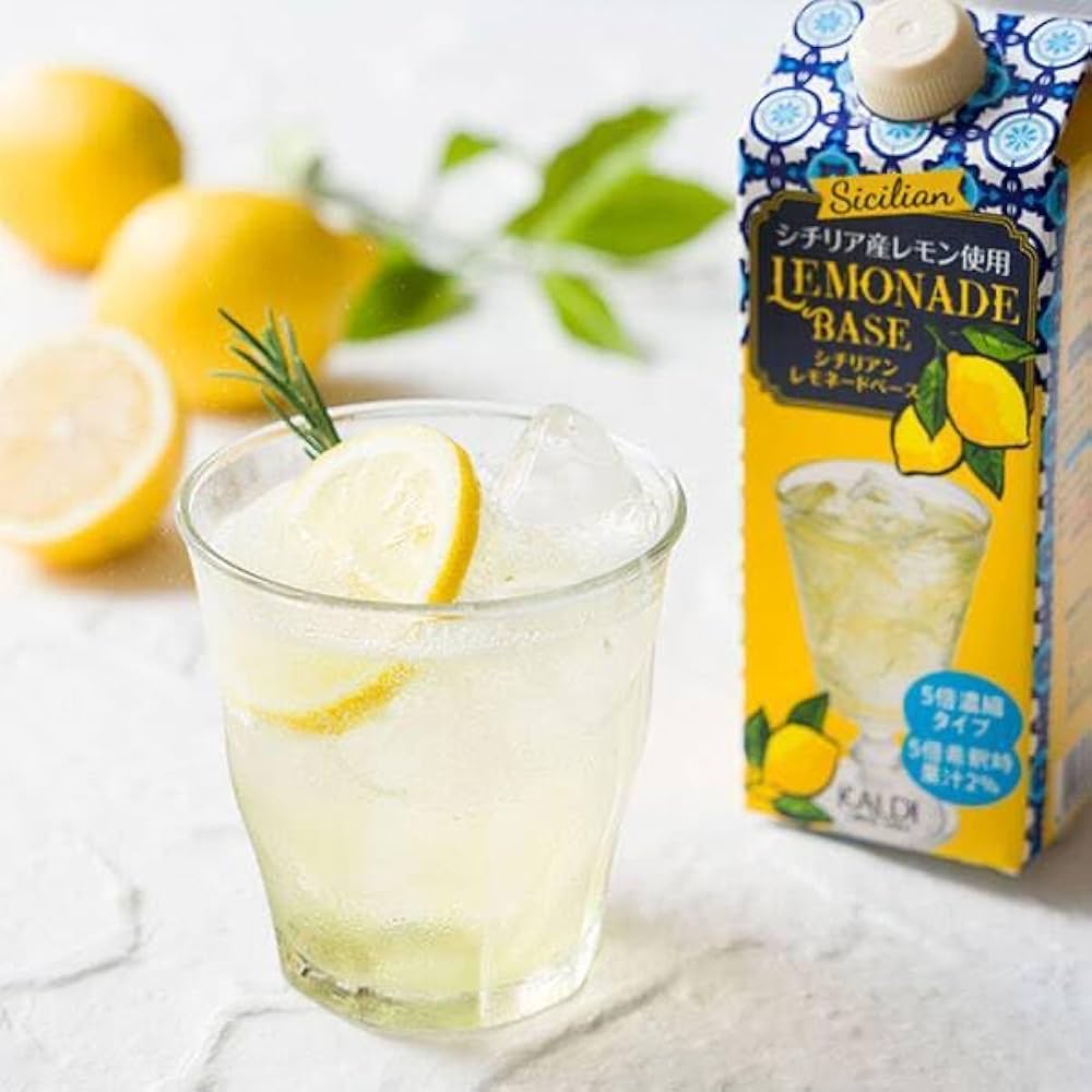 AIMA　新品未開封　DRT ライザージャック　レモネード Amazon.co.jp: KALDI オリジナル シチリアン レモネードベース