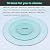 KDLKCT6 Tempered Glass Table Top, Ø 15in 17in 25in 27in 29in 31in, Polished Edge Round Glass Table Top, with Non-Slip Pad, Easy to Install, Protect The Original Desktop,1/3" Thick,