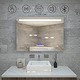 smart spiegelglas wechseln [Premium-Aluminium-Design] Premium-Aluminium-Rahmen und verzinkte Sockelleiste Design, schützen Sie die Stromversorgung, um die Sicherheit zu gewährleisten.