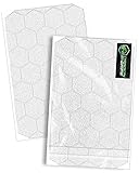 Dragon Grips 25pc Multi-Purpose Hexagon Grip Tape, Clear, 2pk