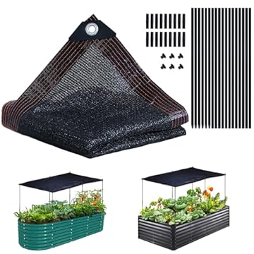 shade cloth with poles