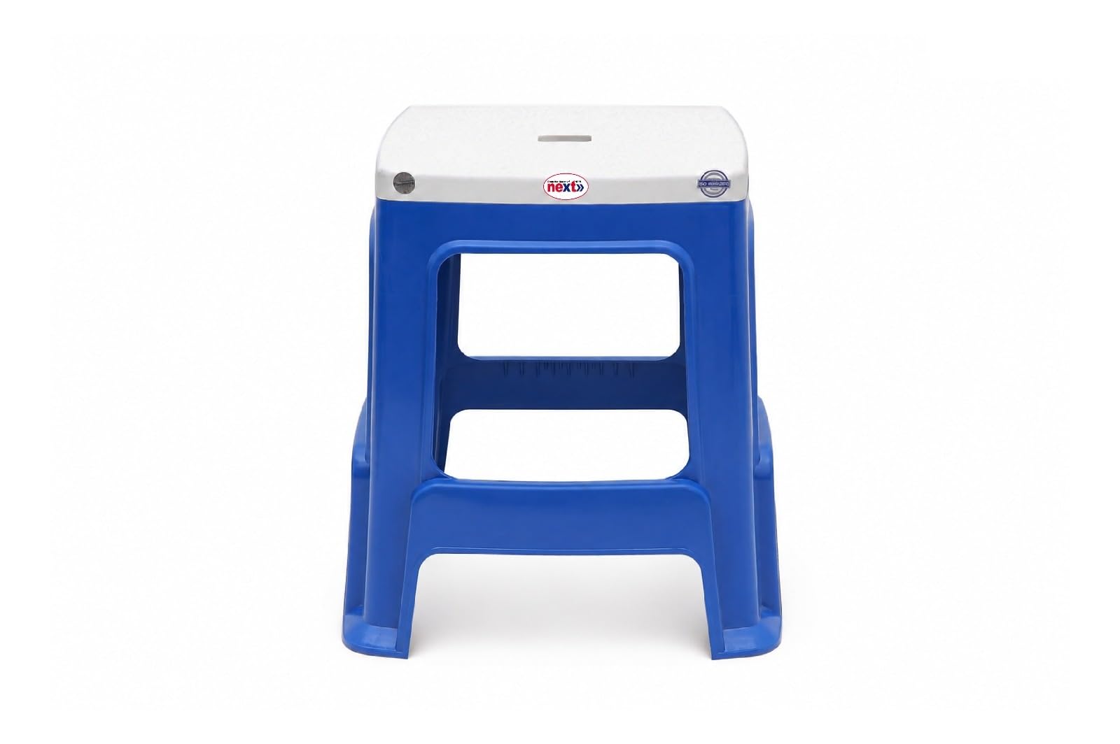 Next Java Plastic Stool for Home & Kitchen | Heavy Duty Virgin Plastic Multipurpose Stool | Strong & Durable Bathroom, Living Room & Outdoor Stool | White & Blue-image-29
