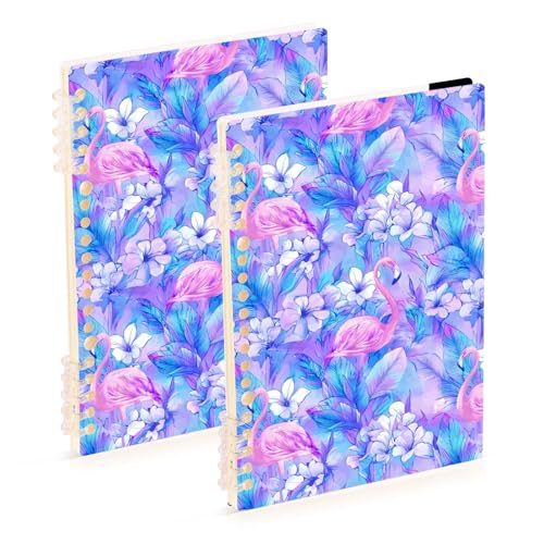 Carnet à spirales A5 avec motif Flamingo élégant à offrir comme cadeau de papeterie