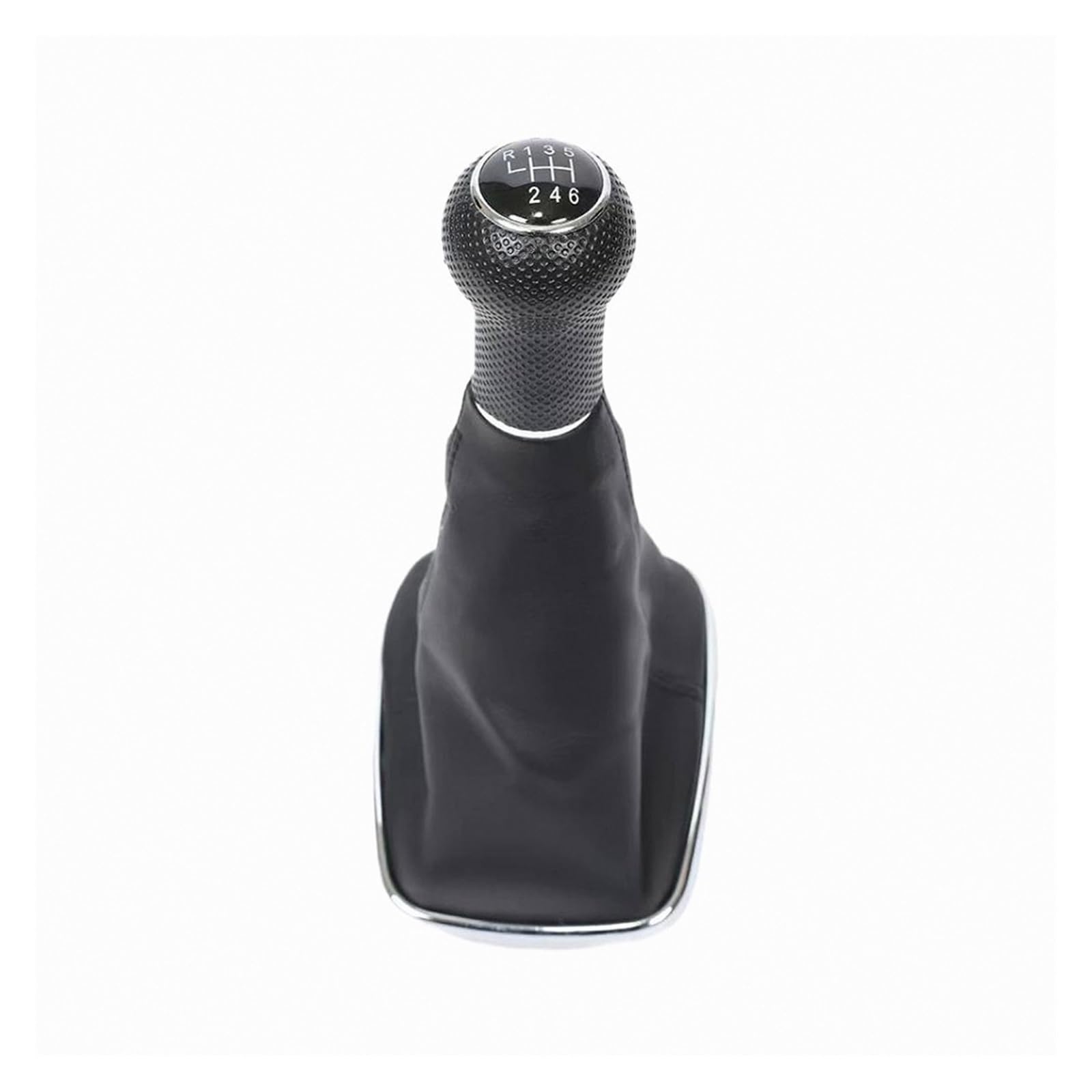 Glblpexelr Chrome 6 Speed 23Mm Upgrade Shift Knob For Vw For Golf 4 Iv Mk4 For Gti R32 For Bora