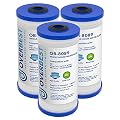 Overbest 10" x 4.5" Whole House Water Filte Replacernent for 3M®Aqua-Pure®AP810, AP811, AP801, AP801-C, AP801T, P801B, Whirlpool® WHKF-GD25BB, VWHKF-DWHBB, 5 Micron Well & Tap Water Filter, Pack of 3