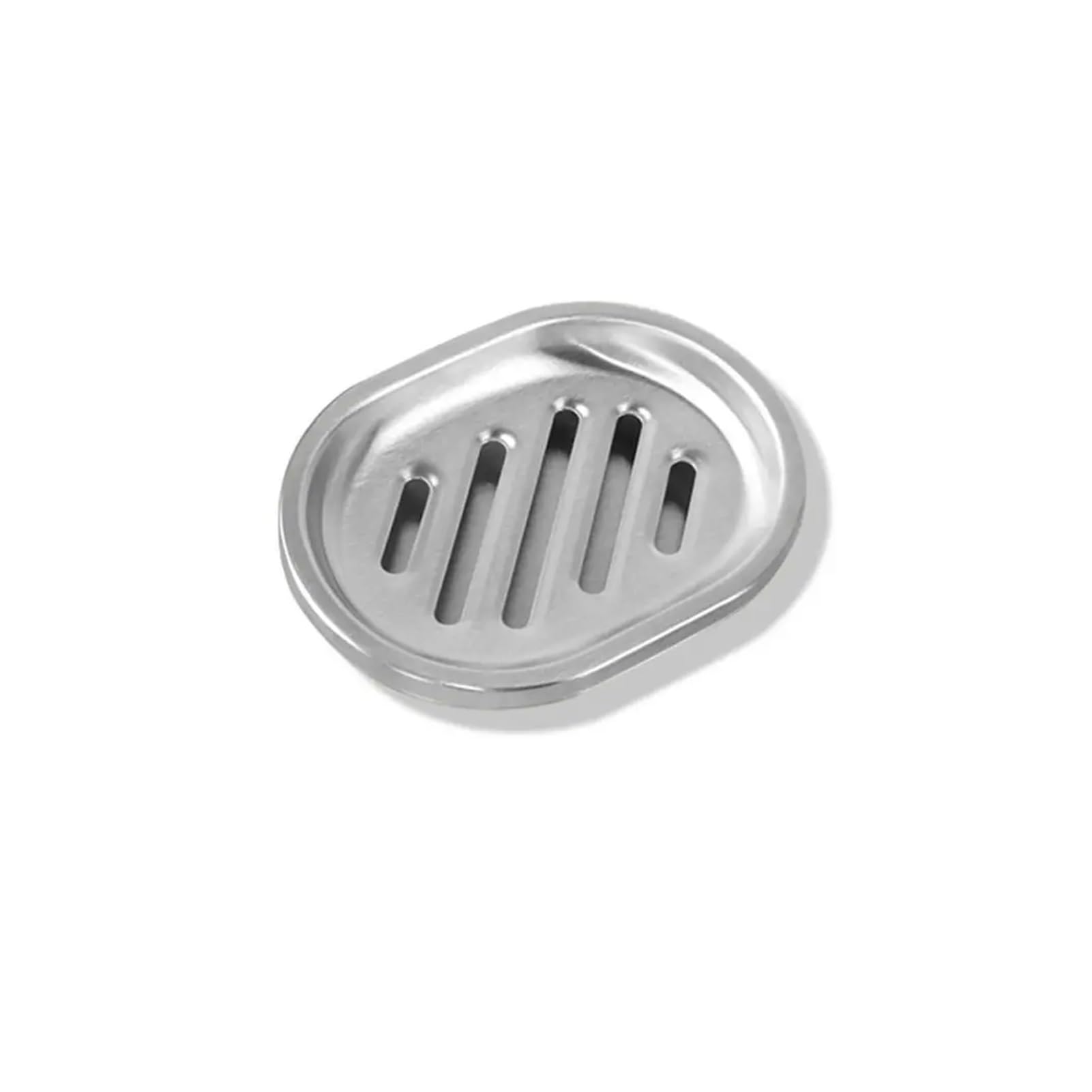 Stainless Steel Soap Dish Double Layer Drainable Tray Storage Rack for Bathroom Kitchen(-B)