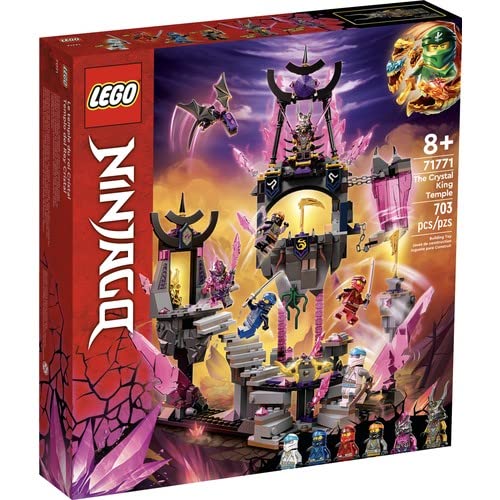 Ninjago Il Tempio del Re dei Cristalli, Set Serie TV Crystallized, Playset con Minifigure, Giochi per Bambini da 8 Anni in su 71771 - Lego - Immagine 3