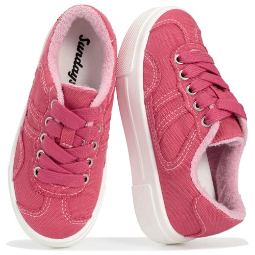 Image of Sundays Girls Sneakers Non-Slip Canvas Girls Shoes Comfort Kids Footwear