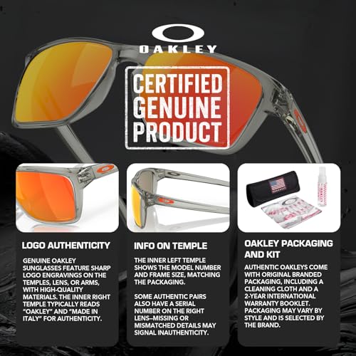 Image of Oakley SYLAS OO9448 Rectangle Shape Sunglasses With Official Eyewear Kit | Men's Sunglasses