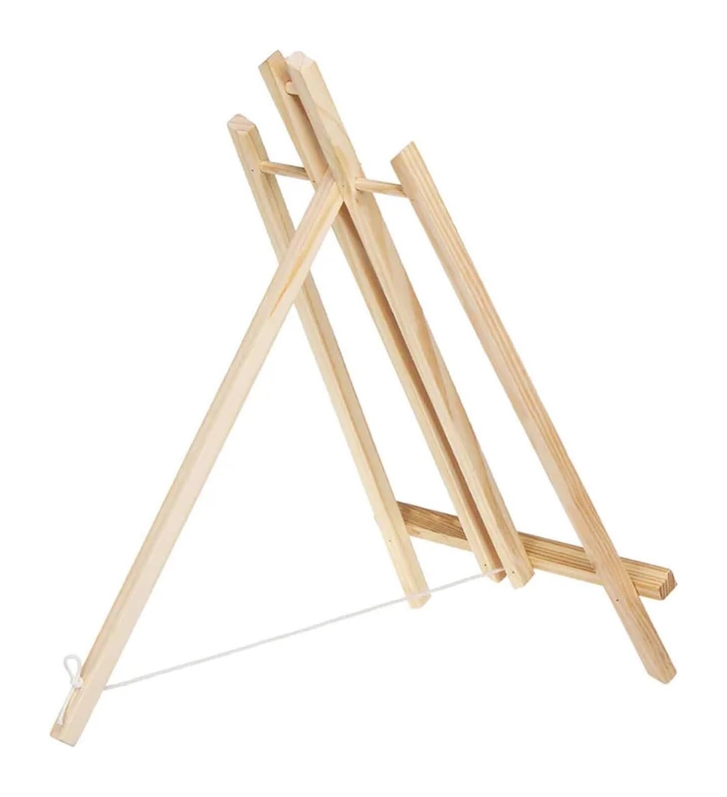 Sztaluga malarska z trójnogiem, 30cm-50cm do rzemiosła malarskiego drewniany stojak na dekoracje świąteczne materiały artystyczne malowania(40cm)