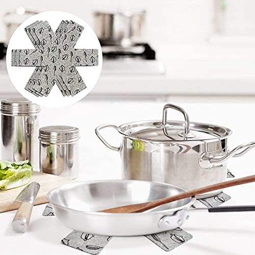 Pot and Pan Protectors, Set of 12 and 3 Different Size, Cookware Protector Set/Pots and Pans Dividers/Pans Separator Anti-Slip to Avoid Scratching or Marring When Stacking